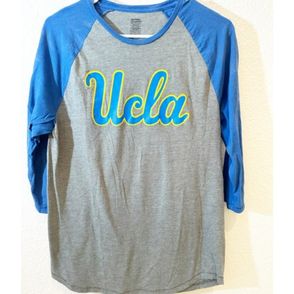 UCLA Mens 3/4 Sleeve National Collegian MEDIUM T-shirt EXCELLENT Conditi…